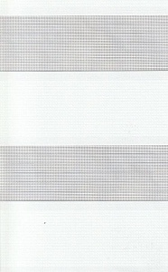 Открытые рулонные шторы день-ночь Римини, белый 15 купить в Хотькове с доставкой